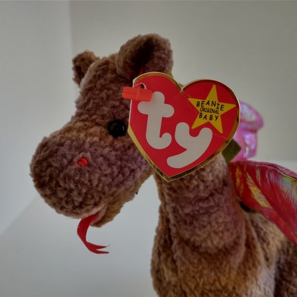 Ty Beanie Baby Scorch The Dragon Retired 1998 - Picture 6 of 9